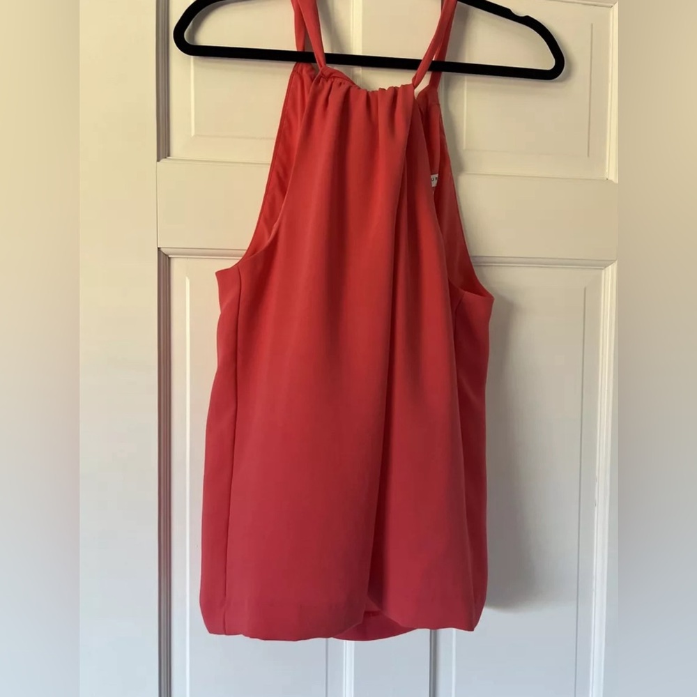 Trina Turk Tank Top Size M Medium Coral